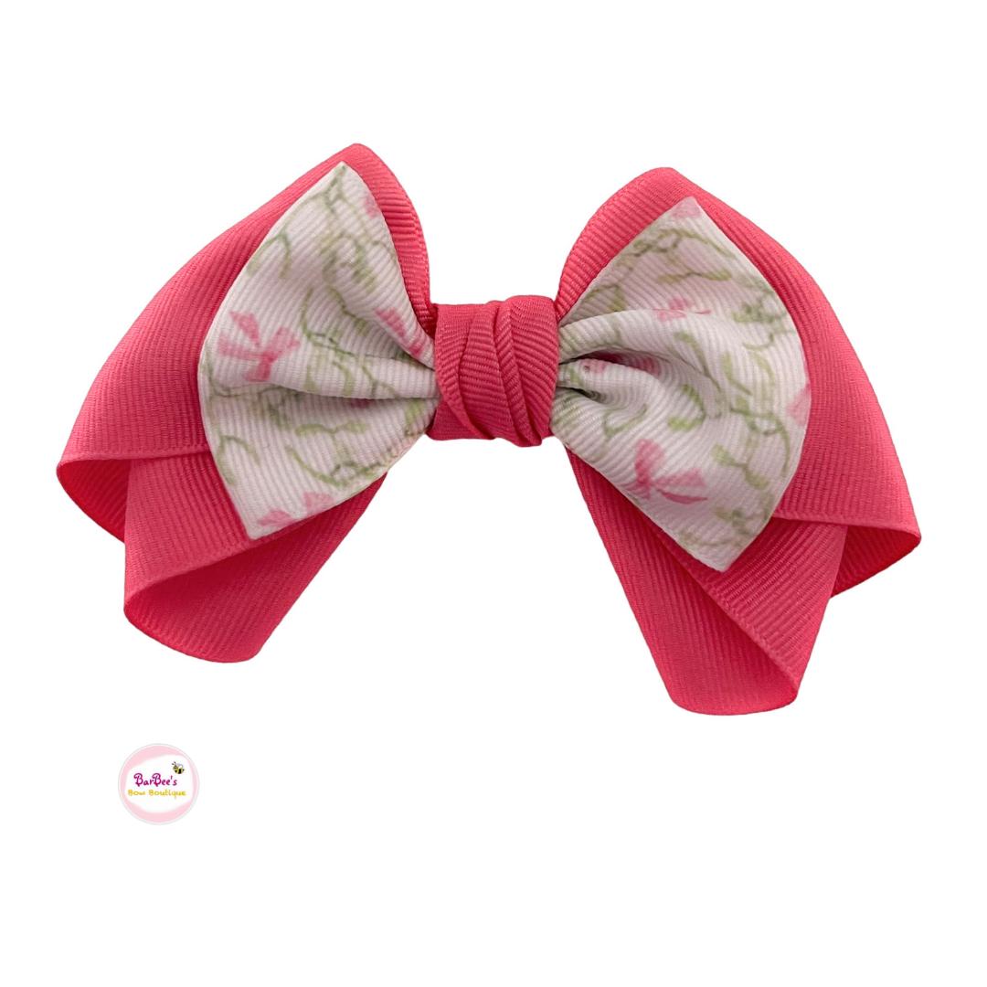 Blooming Bows Layered Hair Bow Grosgrain Hair Bow