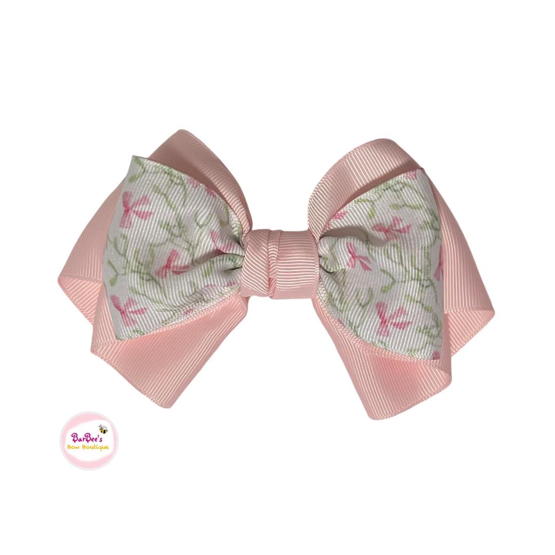Blooming Bows Layered Hair Bow Grosgrain Hair Bow