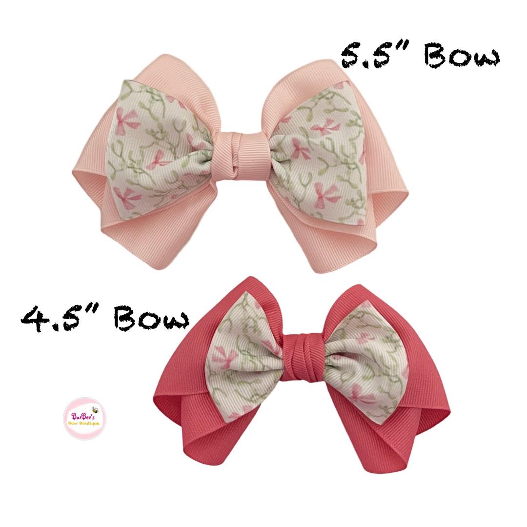 Blooming Bows Layered Hair Bow Grosgrain Hair Bow