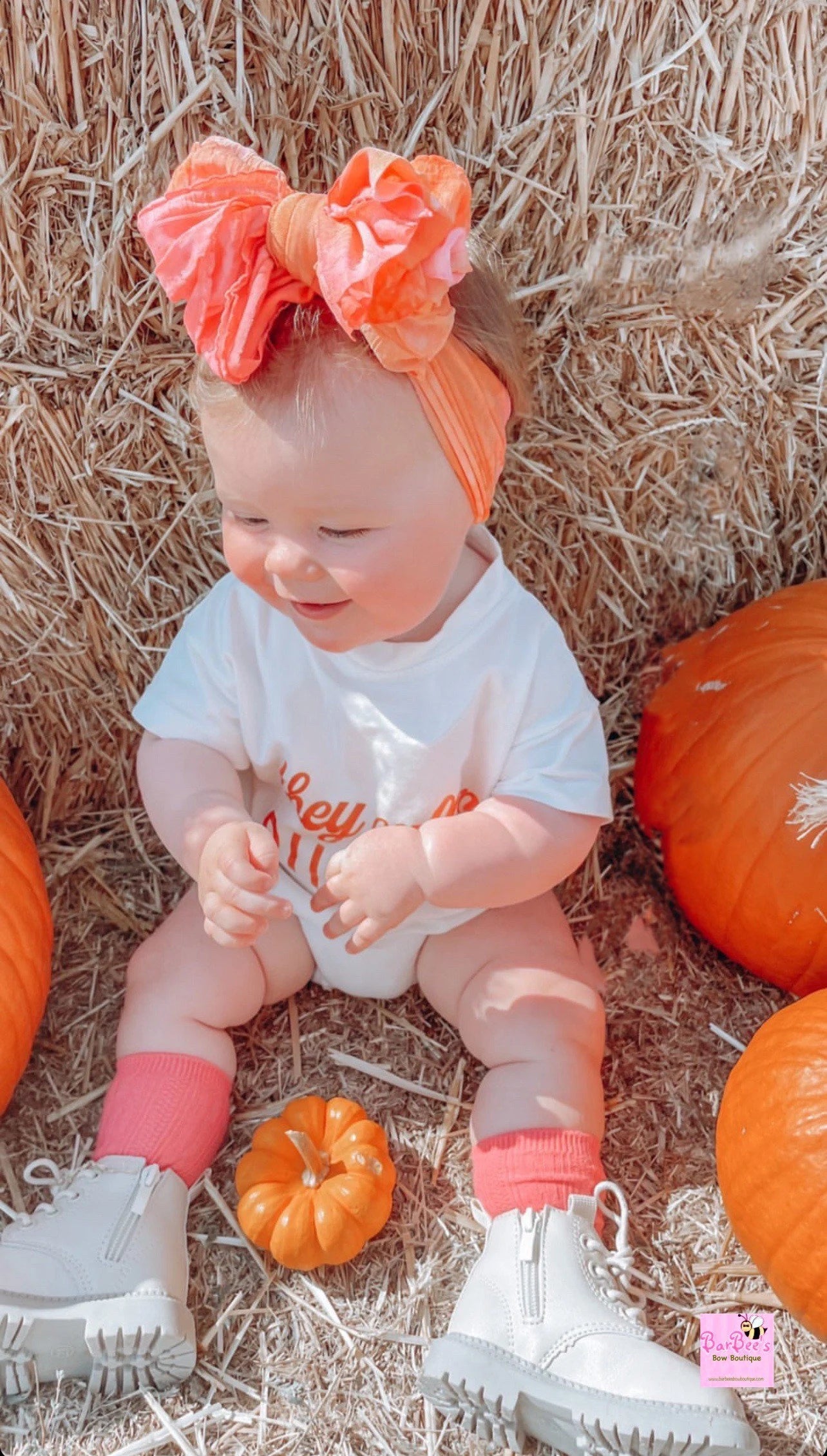 Sherbet Ruffle Bow HeadWrap and Hair Bows