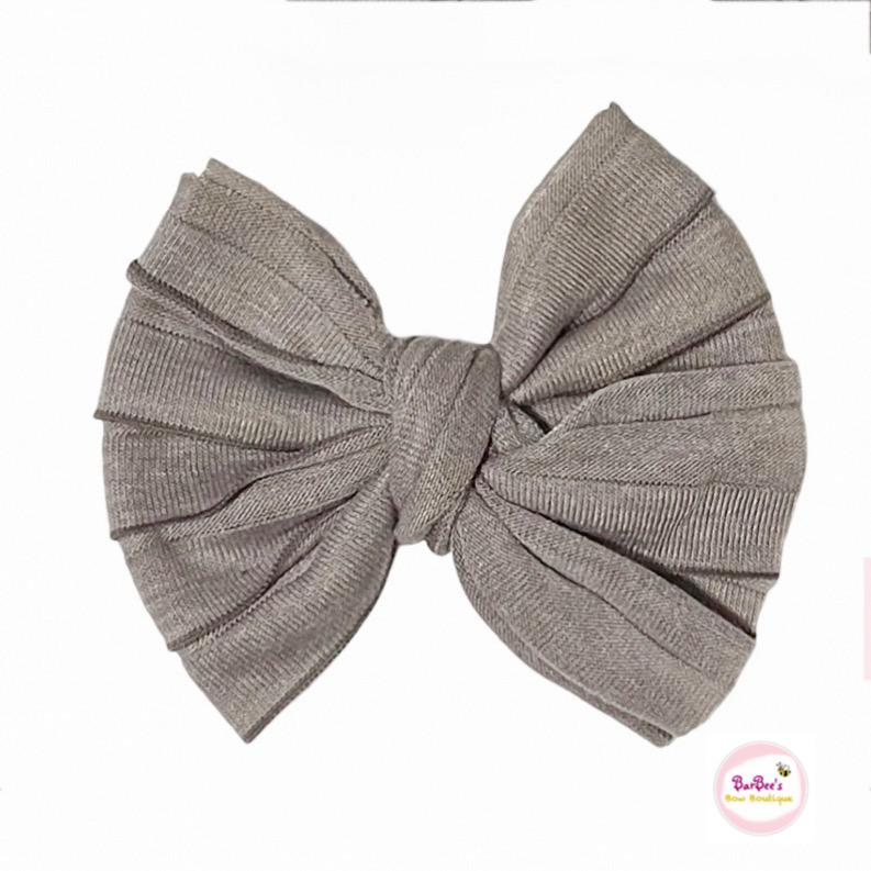 Walnut Mini Ruffle Bow HeadWrap and Hair Bows