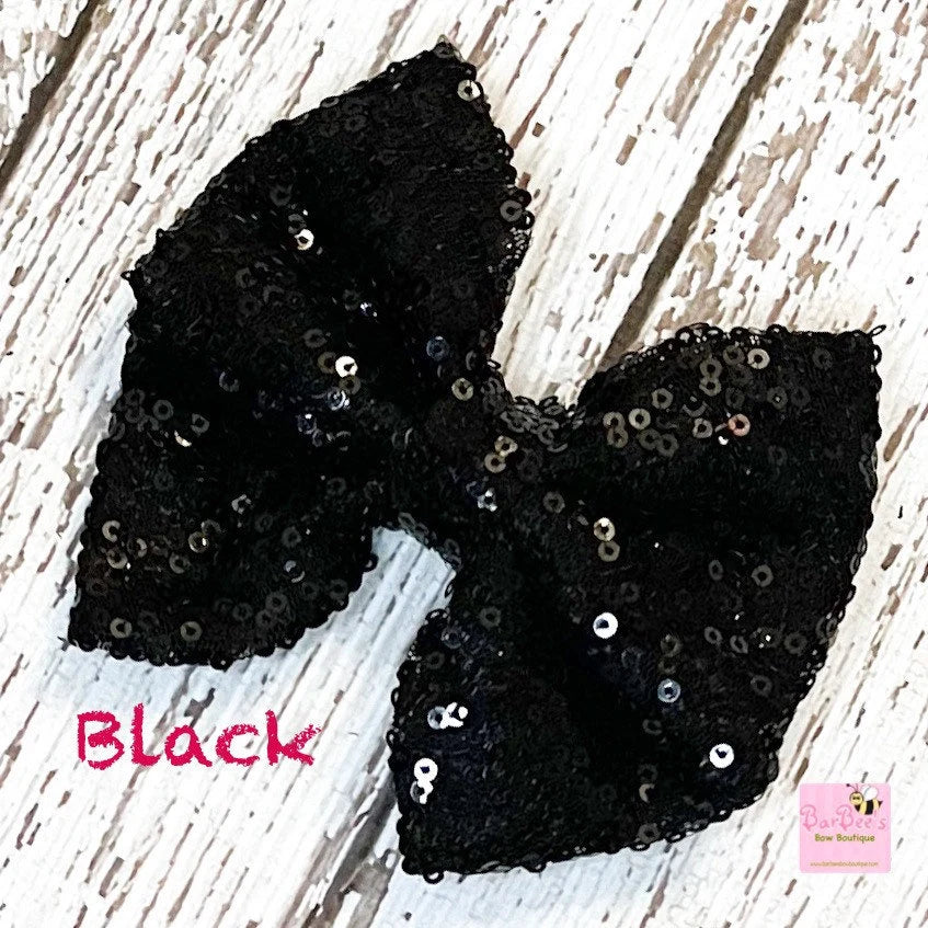 Sequence Hair Bows Clip