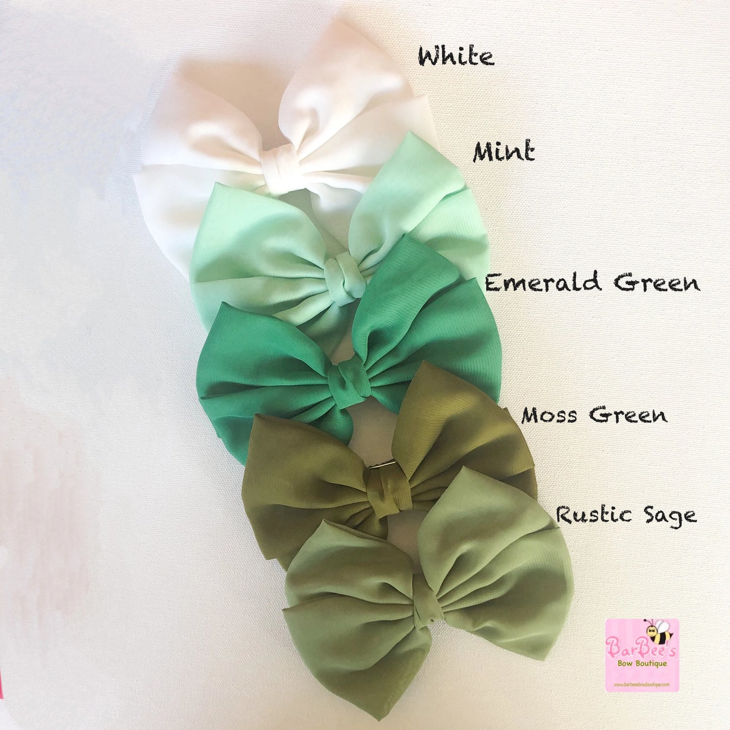 Large Chiffon Hair Bow