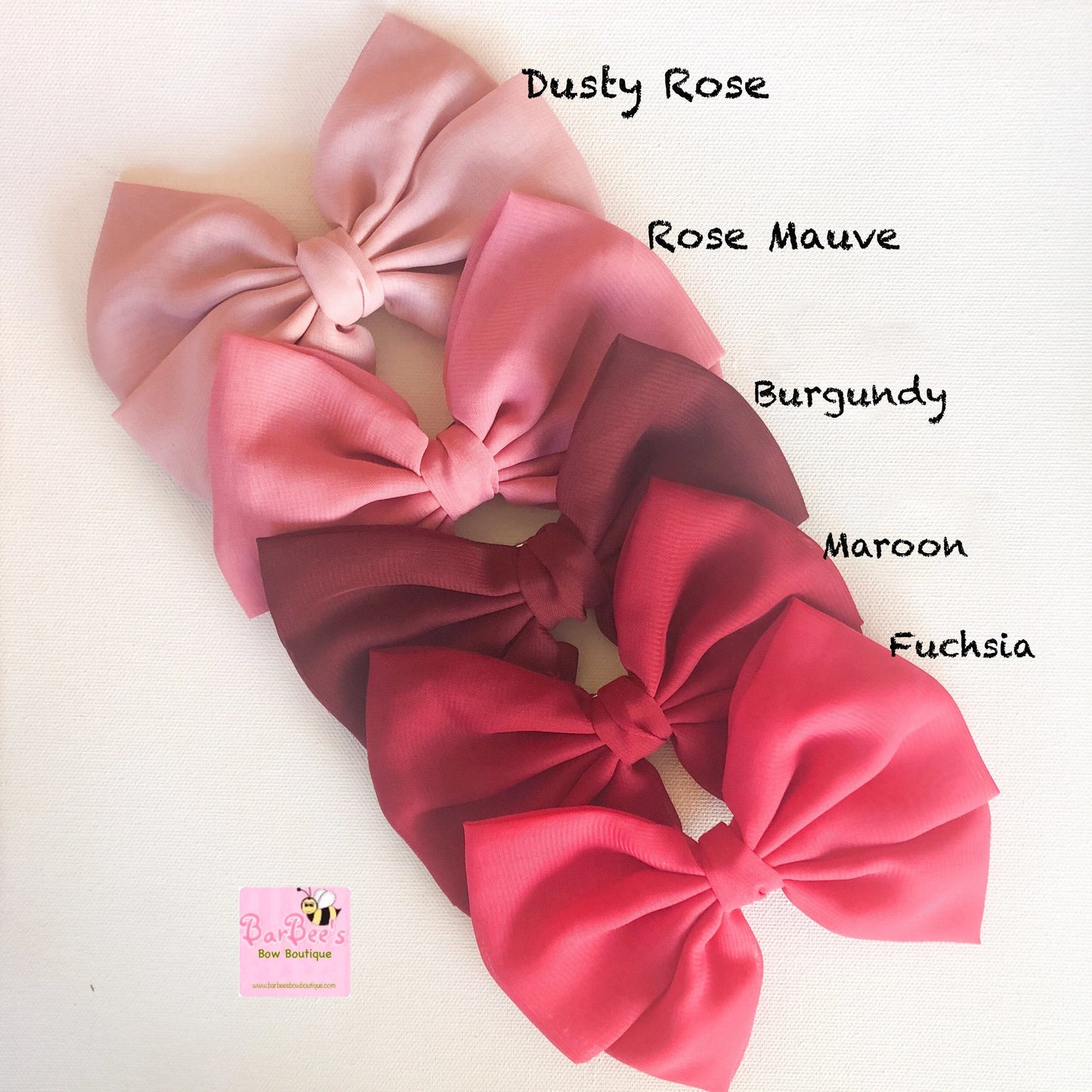 Large Chiffon Hair Bow