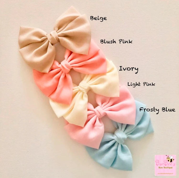 Large Chiffon Hair Bow