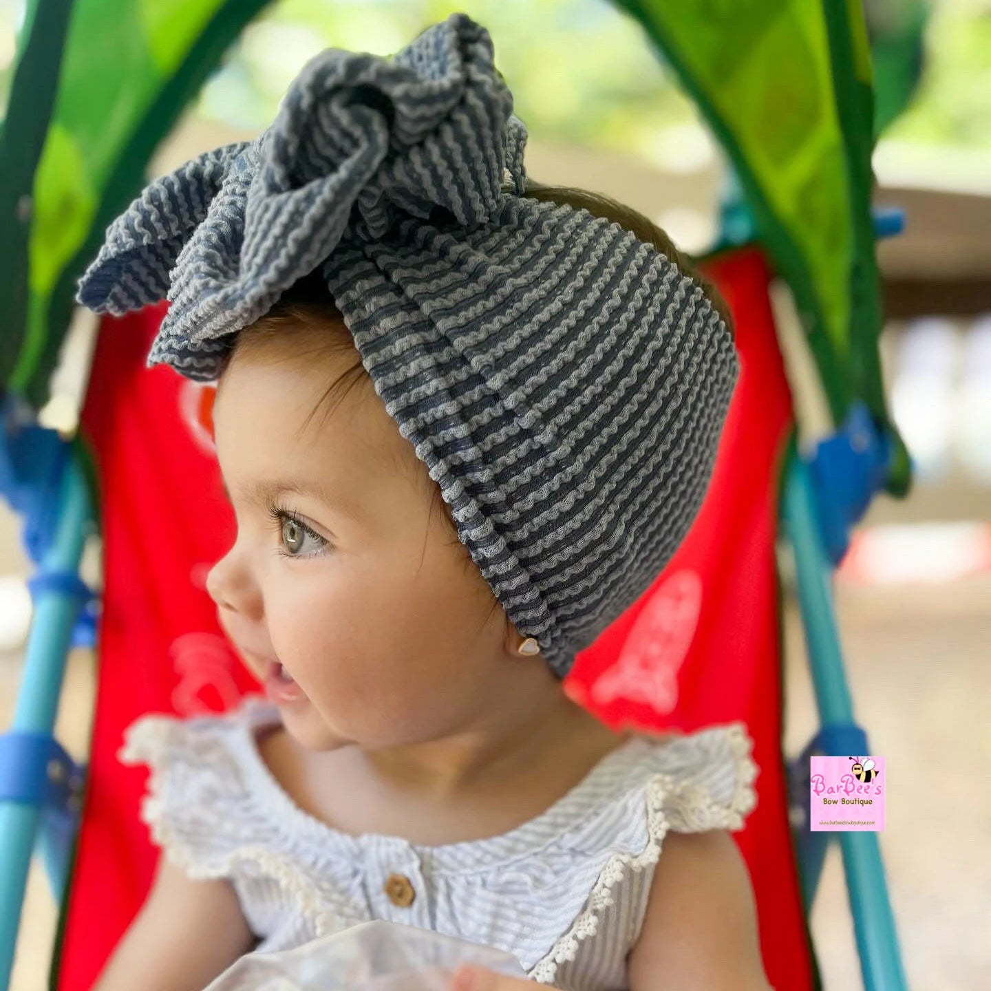 Cornflower Blue Messy Bow Headwrap Baby Girl Bow Headwrap Newborn Infant Headwrap Bullet Fabric Piggy Bows Hair Bow