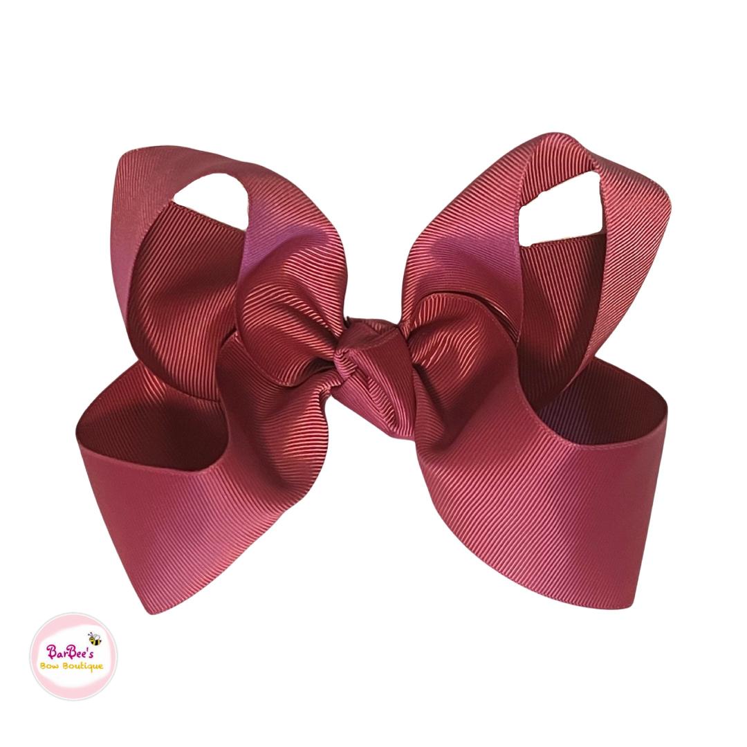 Big Solid Grosgrain Interchangeable Ribbon Hair Bow