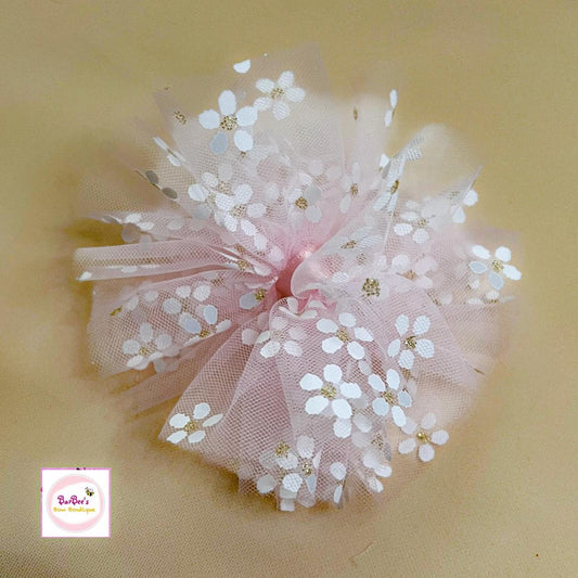 Tulle Puffy Blooming Daisy Hair Bows