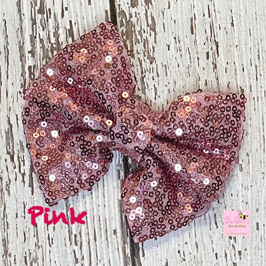 Sequence Hair Bows Clip