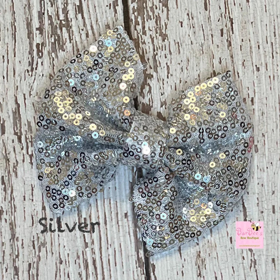 Sequence Hair Bows Clip