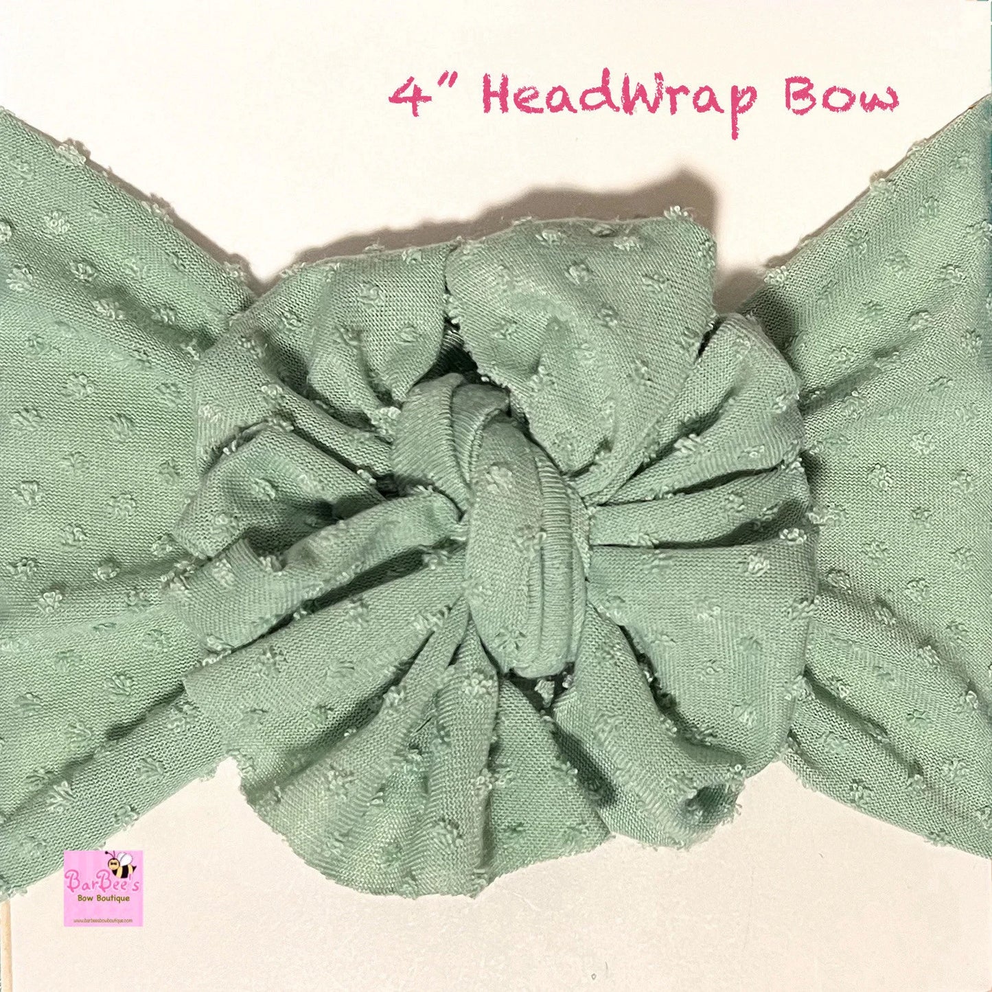 Swiss Dot Messy Bow Headwrap