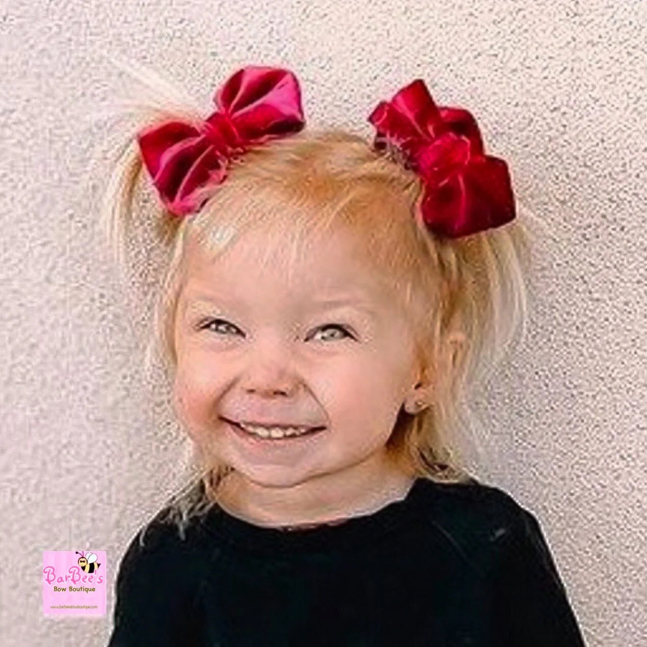 Magenta Velvet Messy Bow HeadWrap